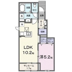 ベルクラージュの物件間取画像